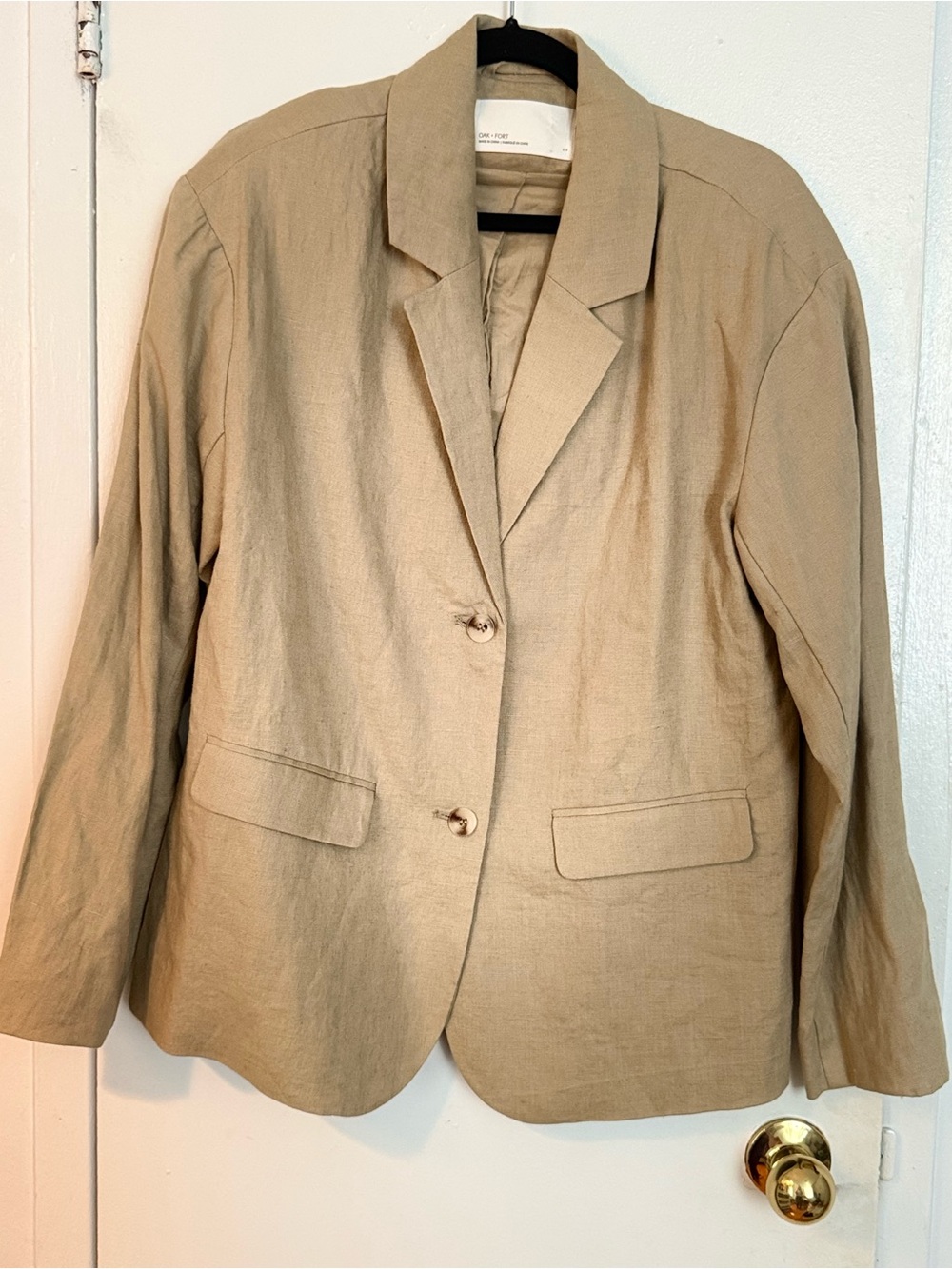 Oak & Fort Women’s Linen Blazer